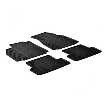 Πατάκια Αυτοκινήτου Gledring 0042 Renault Megane II 2002-2008 Μαύρο 4 Τεμάχια - Caps - Mats