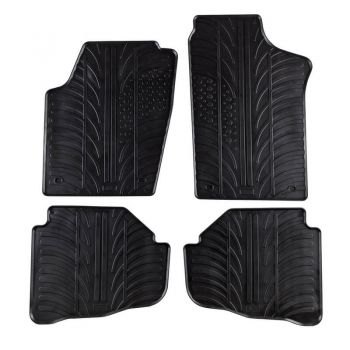 Πατάκια Αυτοκινήτου Gledring 0060 VW Fox 2005-2011 Μαύρο 4 Τεμάχια - Caps - Mats