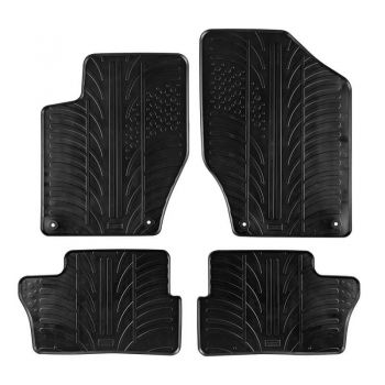Πατάκια Αυτοκινήτου Gledring 0150 Peugeot 308 2007-2013 / 307 2001-2008 / Break 2008-2014 Μαύρο 4 Τεμάχια - Caps - Mats
