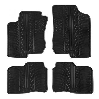 Πατάκια Αυτοκινήτου Gledring 0190 HYUNDAI I30 2007-2012/ KIA CEE΄D 2007-2012 Μαύρο 4 Τεμαχίων - Caps - Mats