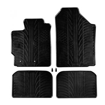 Πατάκια Αυτοκινήτου Gledring 0261 Toyota Yaris 2004-2008 / Toyota Urban Cruiser 2009-  Μαύρο 4 Τεμάχια - Caps - Mats