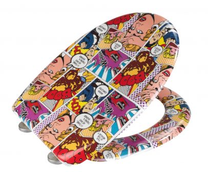 ΚΑΠΑΚΙ ΤΟΥΑΛΕΤΑΣ POP ART SOFT CLOSE - Home Bathroome / Items