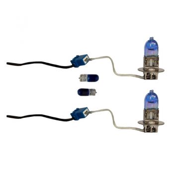 Λάμπες Αλογόνου H3 12V 55w HOD Laser Blue 2 Τεμάχια - Headlights - Xenon - Bulbs