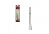 Auto GS - Universal Aluminum Car Roof Antenna Small 10cm Pompei Silver With Adapters - Audio / Video
