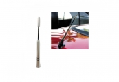 Auto GS - Universal Aluminum Car Roof Antenna Large 16cm Silver With Adapters - Audio / Video