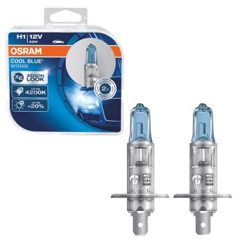 Λάμπες Αλογόνου H1 12V 55w Cool Blue Intense Osram 64150CBI-HCB 2 Τεμάχια - Headlights - Xenon - Bulbs