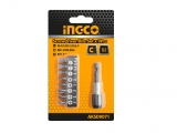 Tips with Magnetic Adapter Set of 9 pcs. - Bits screw driving