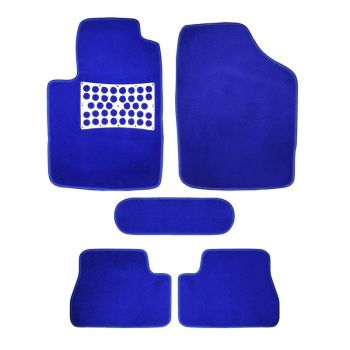 Πατάκια Αυτοκινήτου Universal Μοκέτα Passion Μπλε 5 Τεμάχια - Caps - Mats