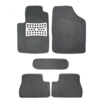 Πατάκια Αυτοκινήτου Universal Μοκέτα Passion Ανθρακί 5 Τεμάχια - Caps - Mats
