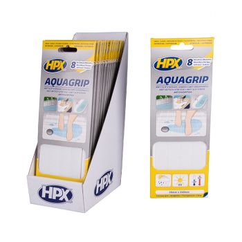 HPX ΑΝΤΙΟΛΙΣΘΗΤΙΚΗ AQUA GRIP ΔΙΑΦΑΝΗ 20MM X 240MM (8 ΛΩΡΙΔΕΣ) - Ταινίες - Δεματικά
