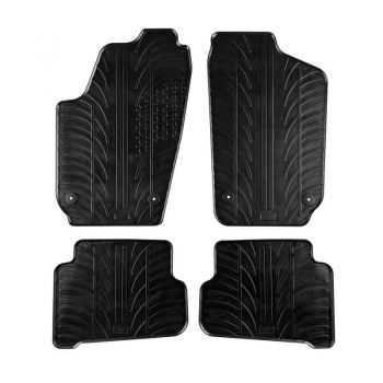 Πατάκια Αυτοκινήτου Gledring 0061 VW Polo 2009-2017 Μαύρο 4 Τεμάχια - Caps - Mats