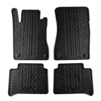 Πατάκια Αυτοκινήτου Gledring 0324 Mercedes Ε-Class W211 2002-2009 / CLS W219  Μαύρο 4 Τεμάχια - Caps - Mats