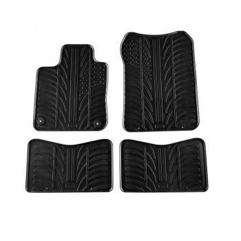 Πατάκια Αυτοκινήτου Gledring 0040 Renault Twingo II 2007-2014 Μαύρο 4 Τεμάχια - Caps - Mats