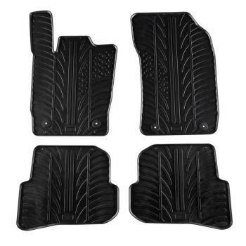 Πατάκια Αυτοκινήτου Gledring 0244 Audi A1 8X 2010-2018  Μαύρο 4 Τεμάχια - Caps - Mats