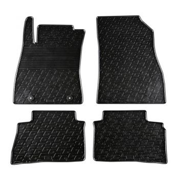 Πατάκια Αυτοκινήτου Gledring 0293 Nissan Juke 2010-2019  Μαύρο 4 Τεμάχια - Caps - Mats