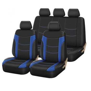 Καλύμματα Υφασμάτινα Super Sport All In One Μαύρο/Μπλε Σετ Εμπρός-Πίσω 11 Τεμάχια - Cases - Stands - Covers