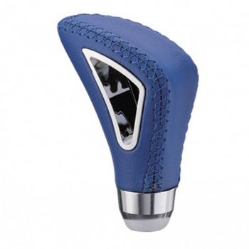 Πόμολο Λεβιέ Ταχυτήτων Universal Μπλε/Νίκελ Με Τρύπα Για Κανονική Όπισθεν 37002 - Gear / Handbrake levers