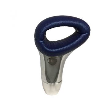 Πόμολο Λεβιέ Ταχυτήτων Universal Μπλε/Νίκελ Με Τρύπα Για Κανονική Όπισθεν 37019 - Gear / Handbrake levers