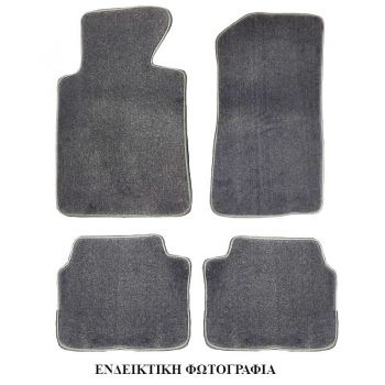 Πατάκια Αυτοκινήτου Μοκέτα Για Skoda Octavia 2006-2013 Γκρι 4 Τεμάχια - Caps - Mats