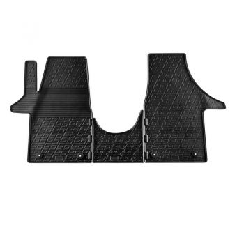 Πατάκια Αυτοκινήτου Gledring 0928 VW Transporter T5 2004-2014 / VW Transporter T6 2015-  Μαύρο 3 Τεμάχια - Caps - Mats