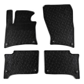 Πατάκια Αυτοκινήτου Gledring 0068 VW Touareg 2010-2018 Μαύρο 4 Τεμάχια - Caps - Mats