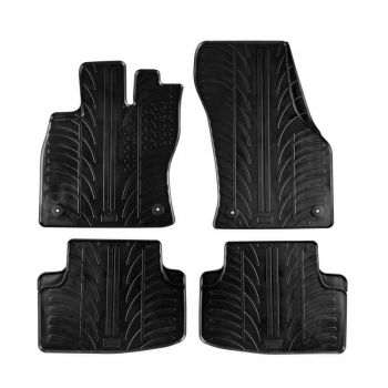 Πατάκια Αυτοκινήτου Gledring 0076 VW Golf Sportvan 2014- / Audi A3 8V Sportback / Limousine 2013-2020 Μάυρο 4 Τεμάχια - Caps - Mats