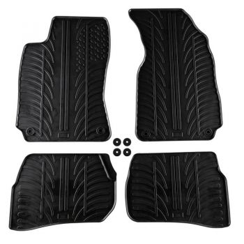 Πατάκια Αυτοκινήτου Gledring 0078 VW Passat 3B/ 3BG 1998-2005 Μαύρο 4 Τεμάχια - Caps - Mats