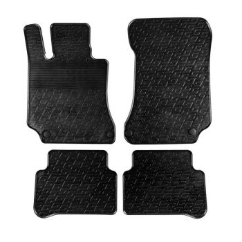 Πατάκια Αυτοκινήτου Gledring 0319 Mercedes W212 E-Class 2014-2016 Μαύρο 4 Τεμάχια - Caps - Mats