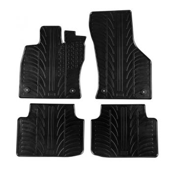 Πατάκια Αυτοκινήτου Gledring 0077 VW Passat B8 2014- Μαύρο 4 Τεμάχια - Caps - Mats