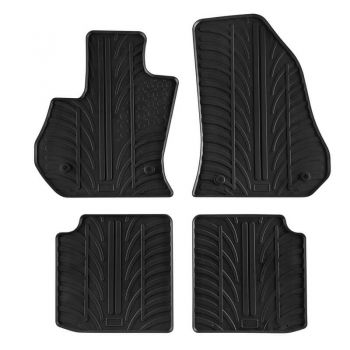 Πατάκια Αυτοκινήτου Gledring 0145 Fiat 500L 2012- Μαύρο 4 Τεμάχια - Caps - Mats