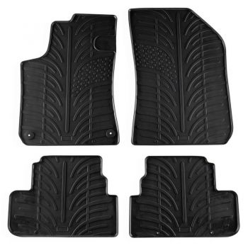 Πατάκια Αυτοκινήτου Gledring 0160 Peugeot 308 2013- Μαύρο 4 Τεμάχια - Caps - Mats