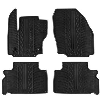 Πατάκια Αυτοκινήτου Gledring 0277 Ford Galaxy 2012-2015 /Ford S-Max 2012-2015 Μαύρο 4 Τεμάχια - Caps - Mats