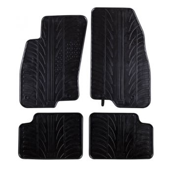 Πατάκια Αυτοκινήτου Gledring 0130 Fiat Grande Punto 2005-2010 Μαύρο 4 Τεμάχια - Caps - Mats