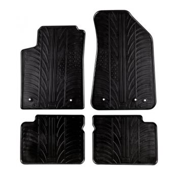 Πατάκια Αυτοκινήτου Gledring 0131 Fiat Bravo 2007-2014 / Lancia Delta 2009- Μαύρο 4 Τεμάχια - Caps - Mats