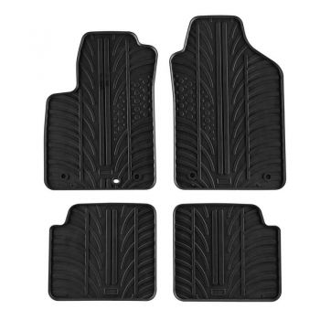 Πατάκια Αυτοκινήτου Gledring 0133 Fiat 500 2007-2012  Μαύρο 4 Τεμάχια - Caps - Mats