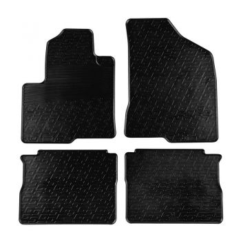 Πατάκια Αυτοκινήτου Gledring 0194 Hyundai Santa FE 2005-2012 Μαύρο 4 Τεμάχια - Caps - Mats