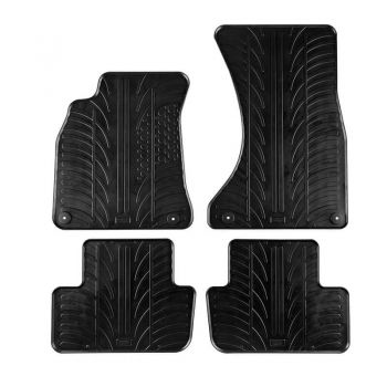 Πατάκια Αυτοκινήτου Gledring 0240 Audi A4 Β8 2007-2015 / A5 8T Sportback 2008-2016 4D Μαύρο 4 Τεμάχια - Caps - Mats