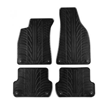 Πατάκια Αυτοκινήτου Gledring 0248 Audi 8E B6/B7 2001-2006 / Seat Exeo 2008-2013 Μαύρο 4 Τεμάχια - Caps - Mats