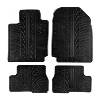 Πατάκια Αυτοκινήτου Gledring 0292 Nissan Micra K12 2003-2010 Μαύρο 4 Τεμάχια - Caps - Mats