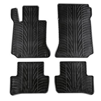 Πατάκια Αυτοκινήτου Gledring 0323 Mercedes C-Class W204 2007-2013 Μαύρο 4 Τεμάχια - Caps - Mats