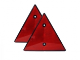 Auto Gs - Reflective Screw Triangles 140mm x 160mm EAL Red With E-Mark 2 Pieces - Essentials