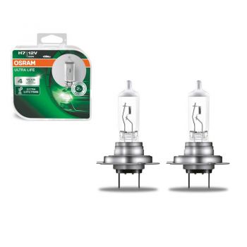 Λάμπες Αλογόνου H7 12V 55w Ultra Life Osram 64210ULT 2 Τεμάχια - Headlights - Xenon - Bulbs