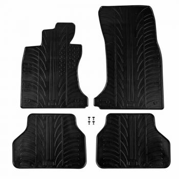 Πατάκια Αυτοκινήτου Gledring 0358 BMW Series 5 E60 / E61 2004-2009 Μαύρο 4 Τεμάχια - Caps - Mats