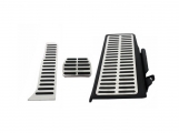 Auto GS - Aluminum Pedals Buttons & Footrest - Car Pedals
