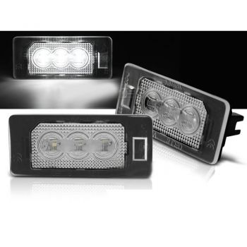 Led Φαναράκια Πινακίδας Για Bmw 1 E82,E88 / 3 E90,E91,E92,E93,F30, F31,F32,F33 / 4 F36,F34 / 5 E39,E60,E61,F10,F11 / X3 F25 / X5 E70,F15 / X6 E71,E72 3 Led Canbus 2 Τεμάχια - Headlights - Xenon - Bulbs