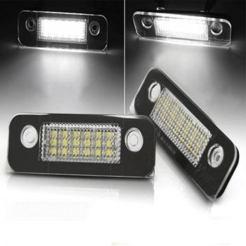Led Φαναράκια Πινακίδας Για Ford Fiesta 02-05 / Fusion 02-12 / Mondeo 96-00 Ζευγάρι 2 Τεμάχια - Headlights - Xenon - Bulbs