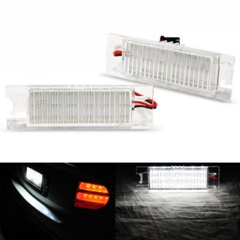 Led Φαναράκια Πινακίδας Για Opel Astra H 04-09 , Zafira B 05-14,  Corsa D 06-11 Χωρίς Canbus Ζευγάρι 2 Τεμάχια - Headlights - Xenon - Bulbs