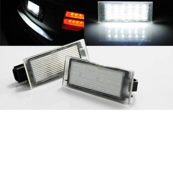 Led Φαναράκια Πινακίδας Για Renault Clio , Megane , Laguna , Twingo Vel Satis Ζευγάρι 2 Τεμάχια - Headlights - Xenon - Bulbs