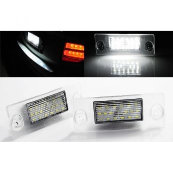 Led Φαναράκια Πινακίδας Για Audi A3 8L 96-00 , A4 B5 Sedan/Combi 94-98 Ζευγάρι 2 Τεμάχια - Headlights - Xenon - Bulbs