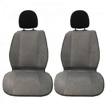 Πλατοκαθίσματα Μπροστινά Alcadara Super Fresh Γκρι 2 Τεμάχια - Cases - Stands - Covers